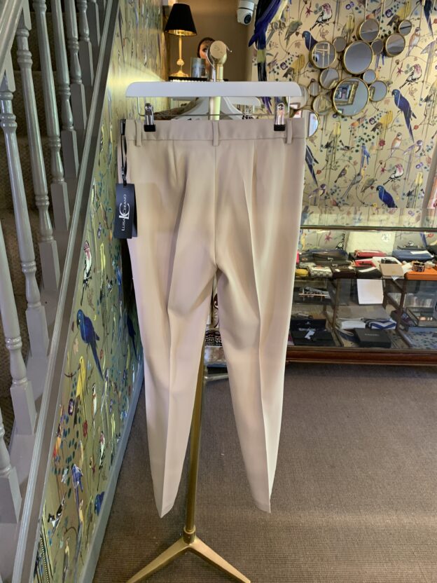 Luisa Cerano Cream Trousers Size 10 - Image 2