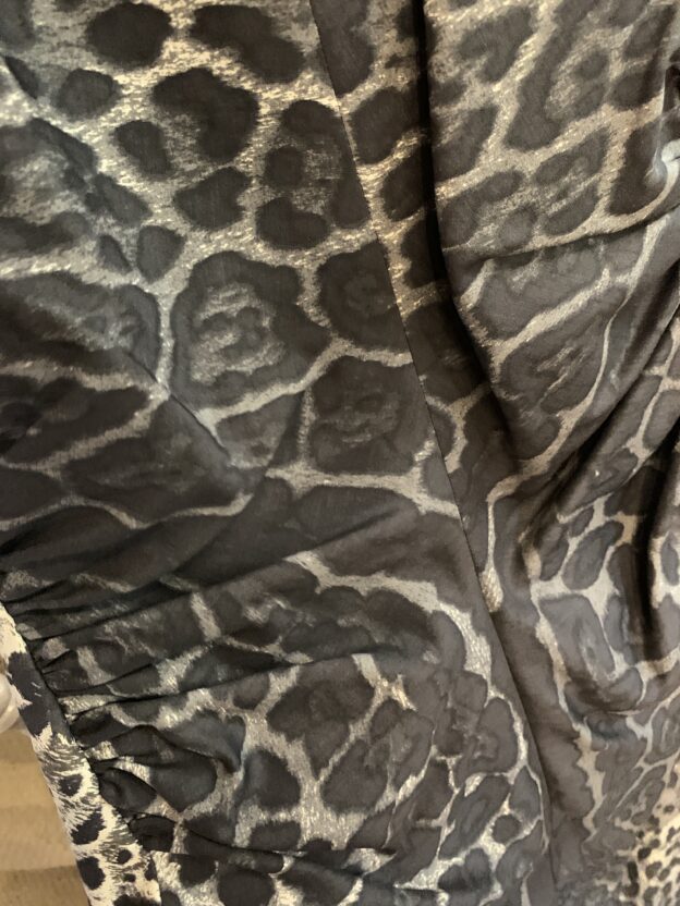 Yves Saint Laurent 100% Silk Animal Print Dress Size 40 (UK 8) - Image 3