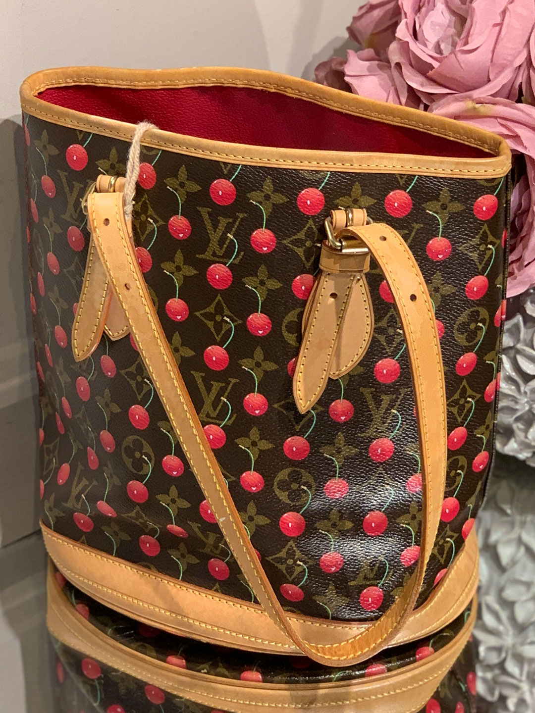 Louis Vuitton Cherry Limited Edition Bucket Bag (small)
