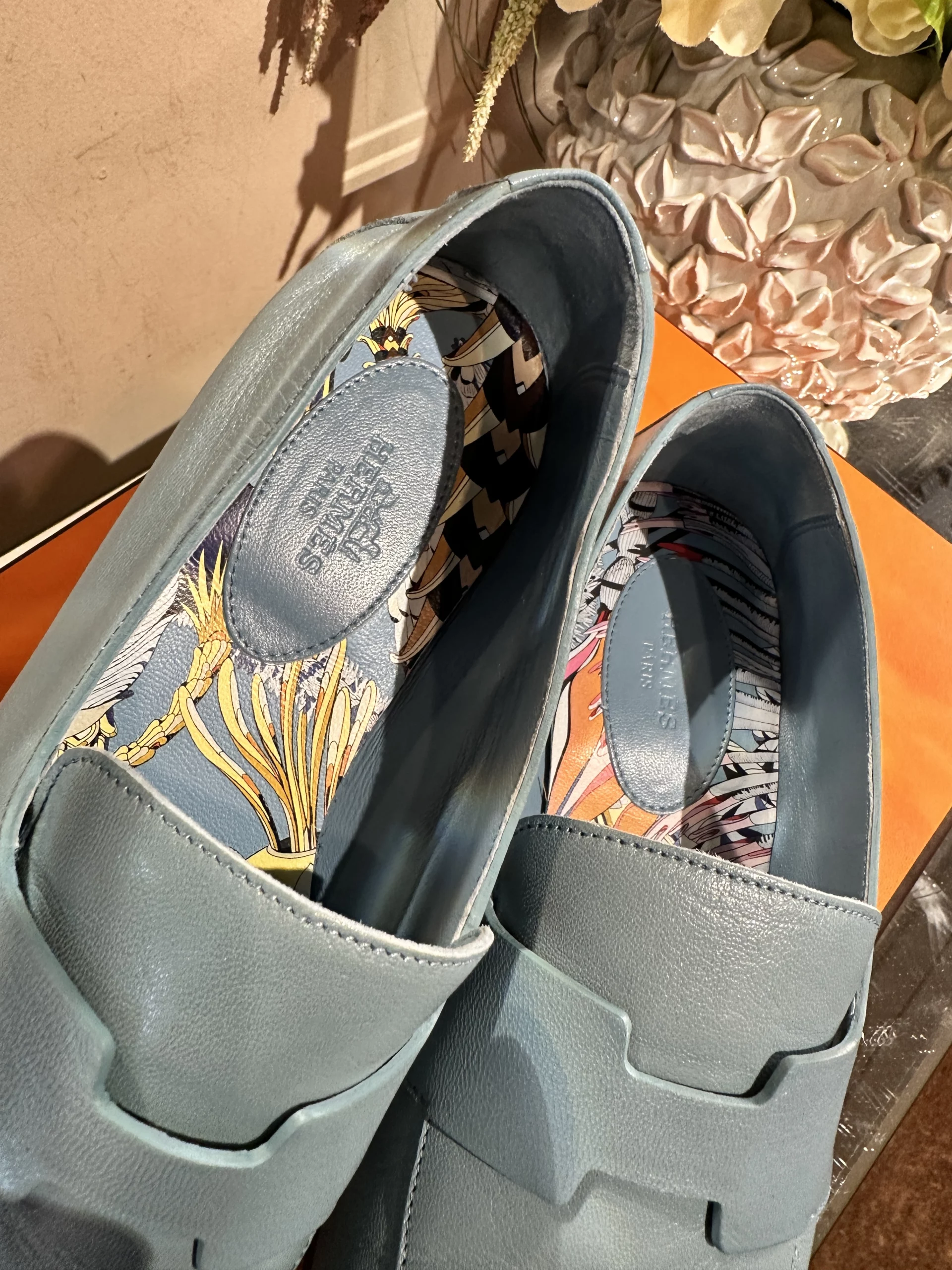 Hermes Women's White Paris Loafer 36 Shoes