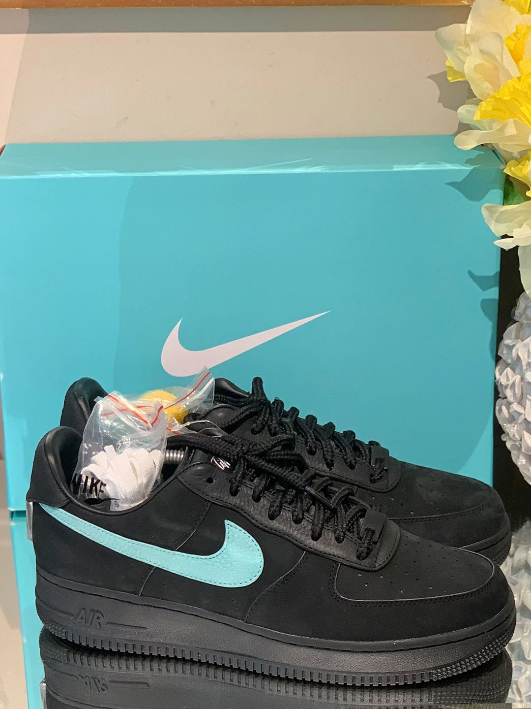 Nike x Tiffany & Co Air force 1 Low Trainers Size 9.5 - Dress Cheshire | Preloved Designer Fashion | Boutique in Cheshire