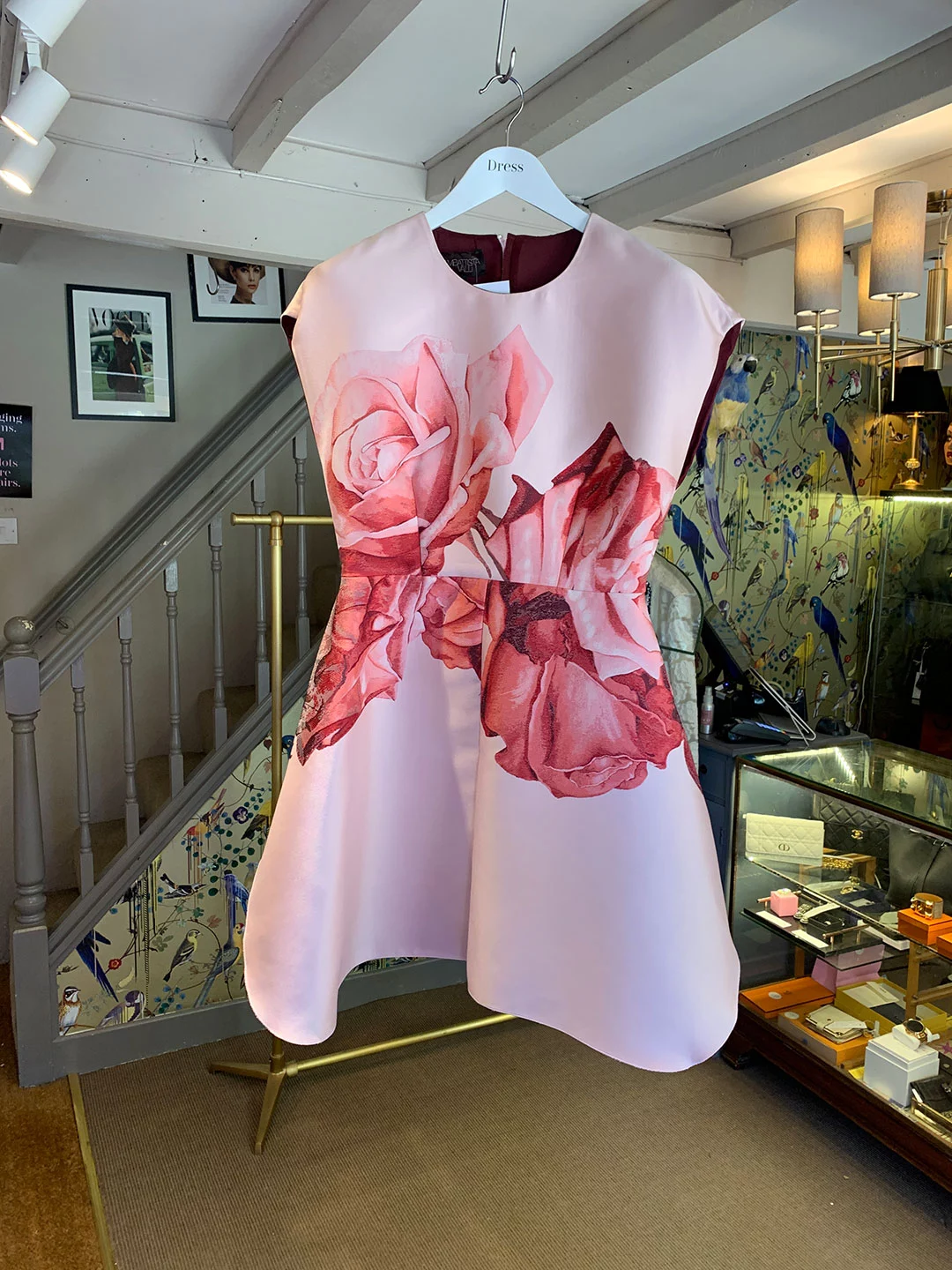 Giambattista Valli Pink Floral Silk Dress Size IT 42 (UK 10) - Dress ...