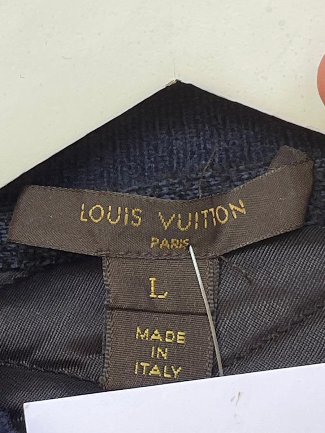 Louis Vuitton Navy/Burgundy Bomber Jacket Size FR 36 (UK 8