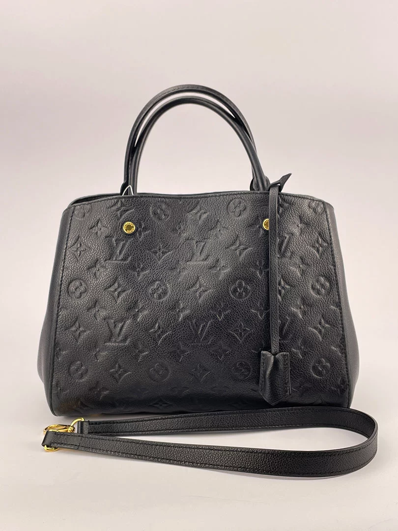 Louis Vuitton Montaigne Monogram Empreinte MM Noir - US