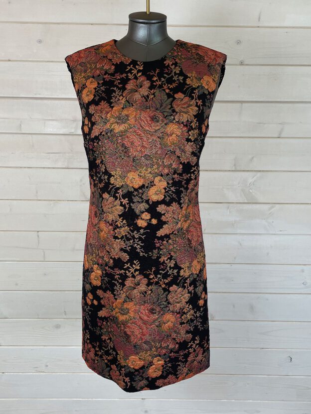 Maje Black & Gold Dress Size 8 PP £129