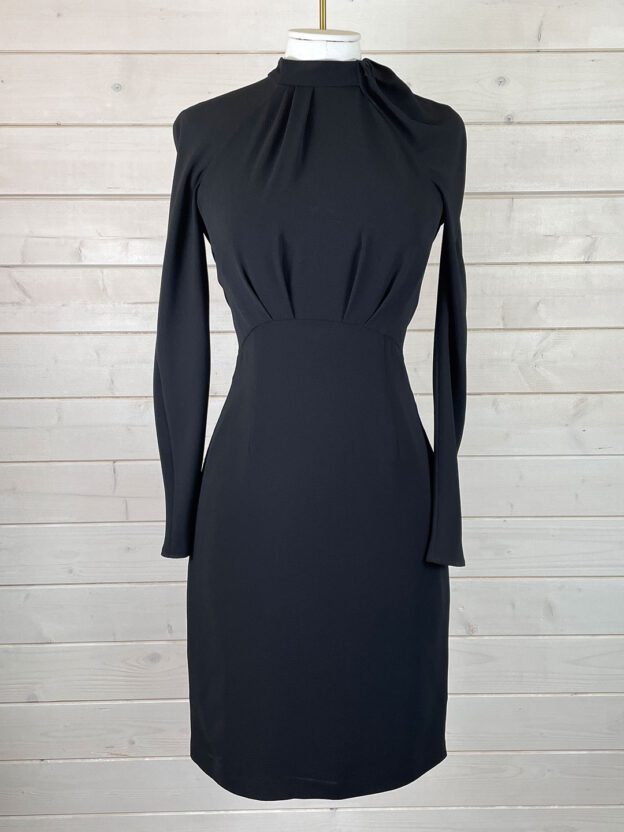Reiss Black Long Sleeved Mini Dress Size UK 4 PP £89