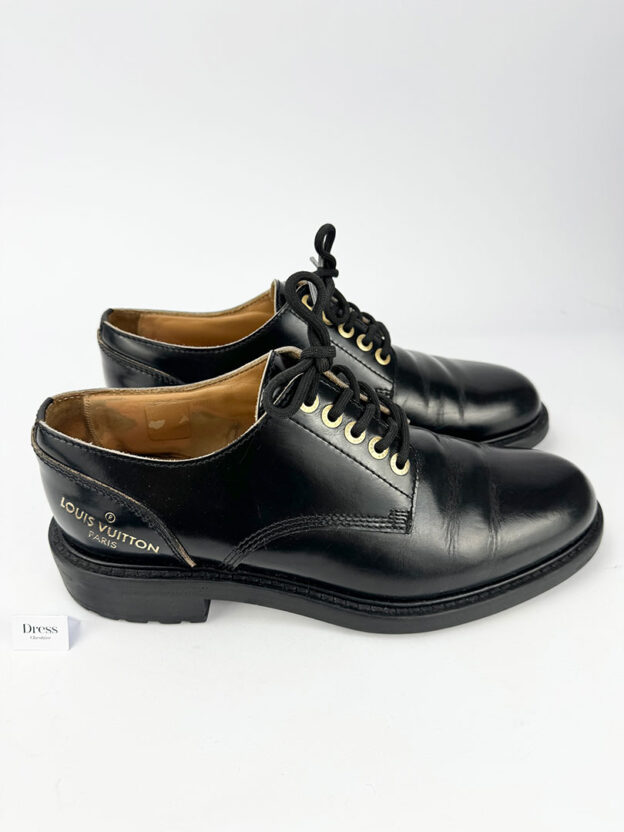 Mens Louis Vuitton Black Shoes Size 42 (UK 9) - Image 3