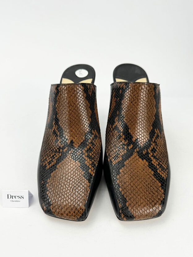 Jimmy Choo Brown Snakeskin Heels Size 36 (UK 3) - Image 2