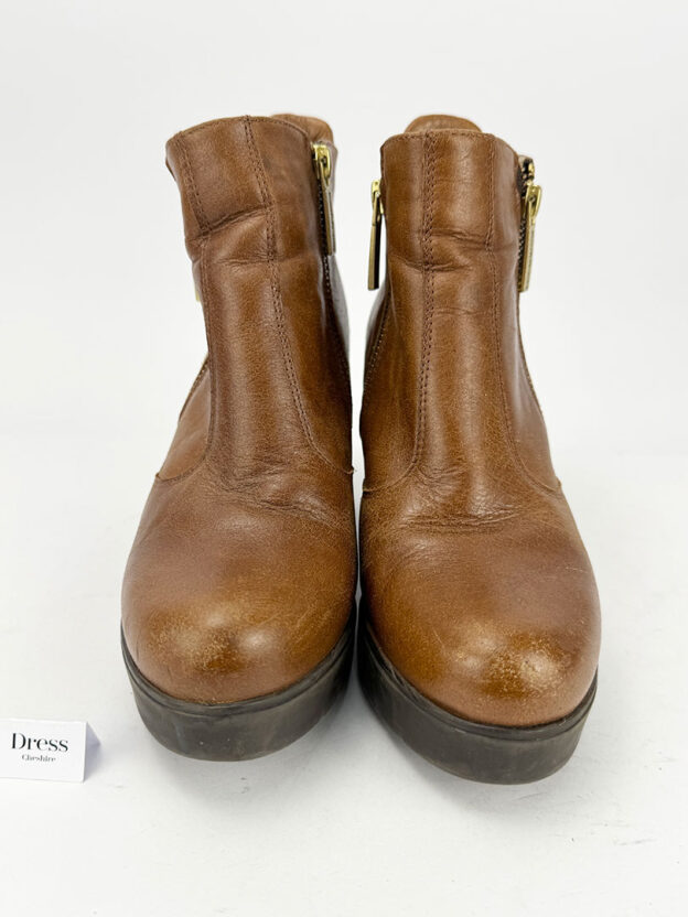 Russell & Bromley Tan Boots Size 36 (UK 3) - Image 2