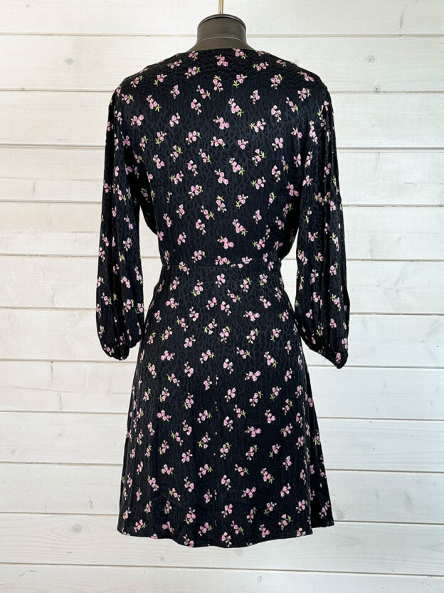 Maje Black & Pink Floral Dress Size FR 36 (UK 8) - Image 2