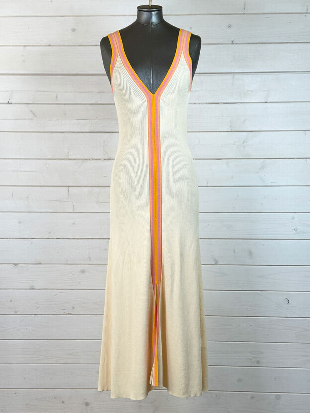 Sandro Cream Maxi Dress Size FR 36 (UK 8)