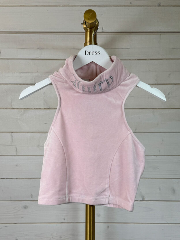 Juicy Couture Pink Velour Top Size S