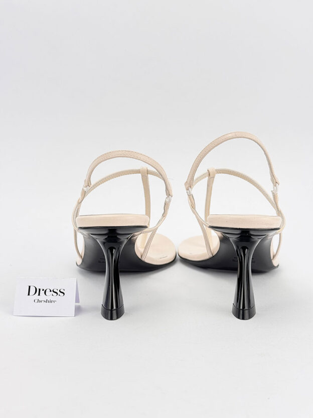 Khaite Linden Off-White Heeled Sandals Size 37.5 (UK 4.5) - Image 4