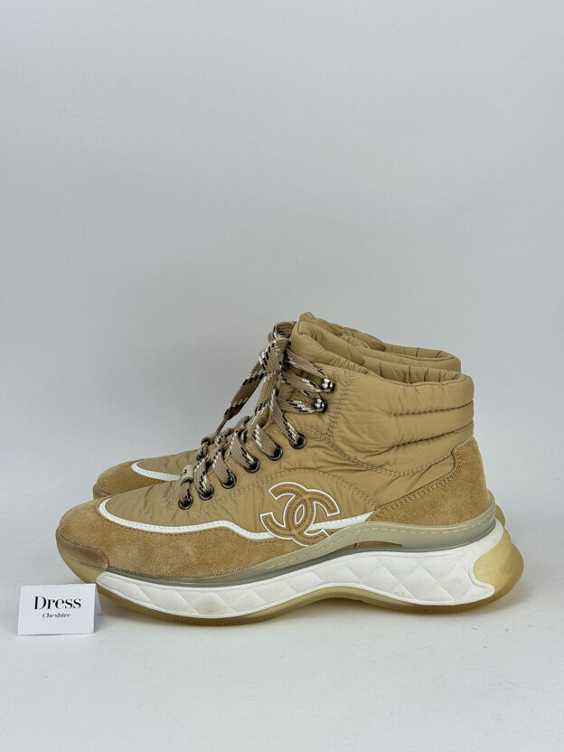 Chanel Beige Trainers Size 37.5 (UK 4.5) - Image 3