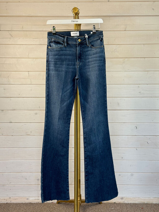 Pre-Owned Frame High Waisted Flared Jeans Size UK 10