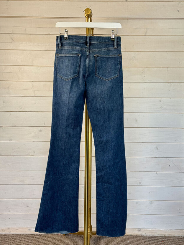 Pre-Owned Frame High Waisted Flared Jeans Size UK 10 - Image 2