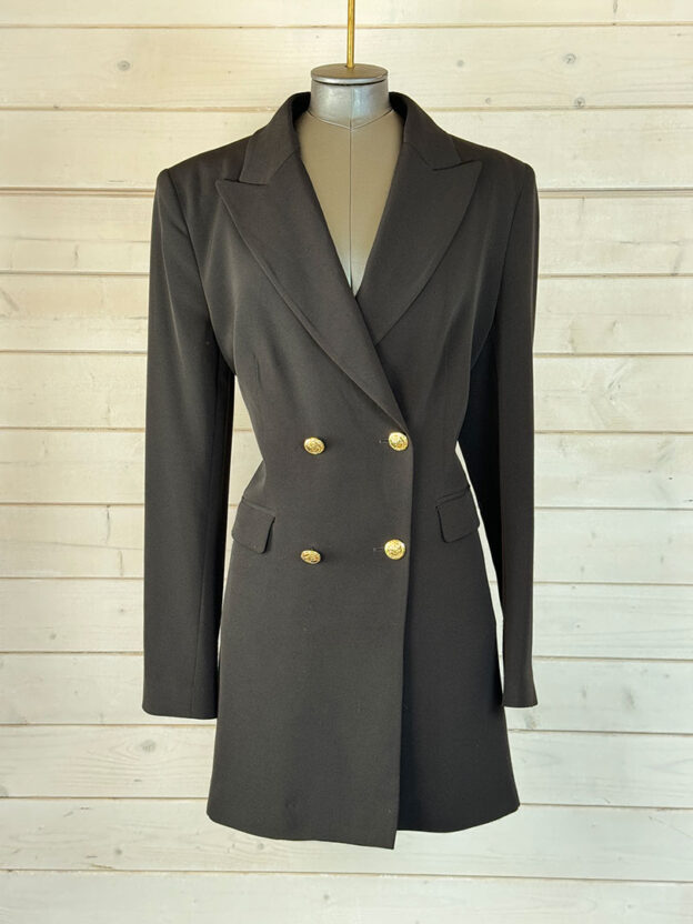 Pre-Owned Zara Black Blazer Jacket - Dress Size L