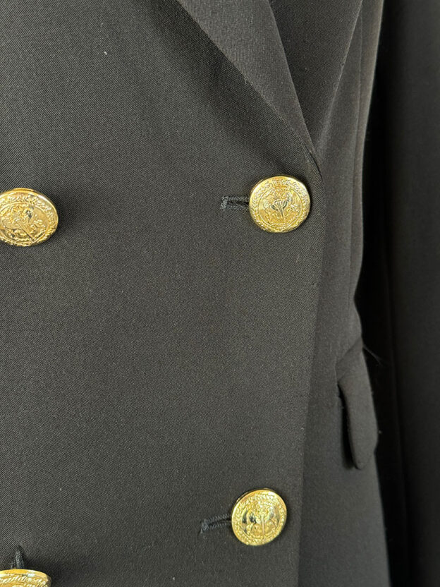 Pre-Owned Zara Black Blazer Jacket - Dress Size L - Image 3