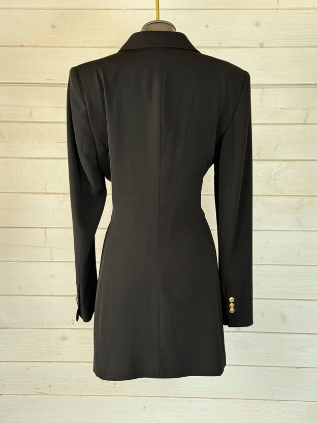 Pre-Owned Zara Black Blazer Jacket - Dress Size L - Image 2