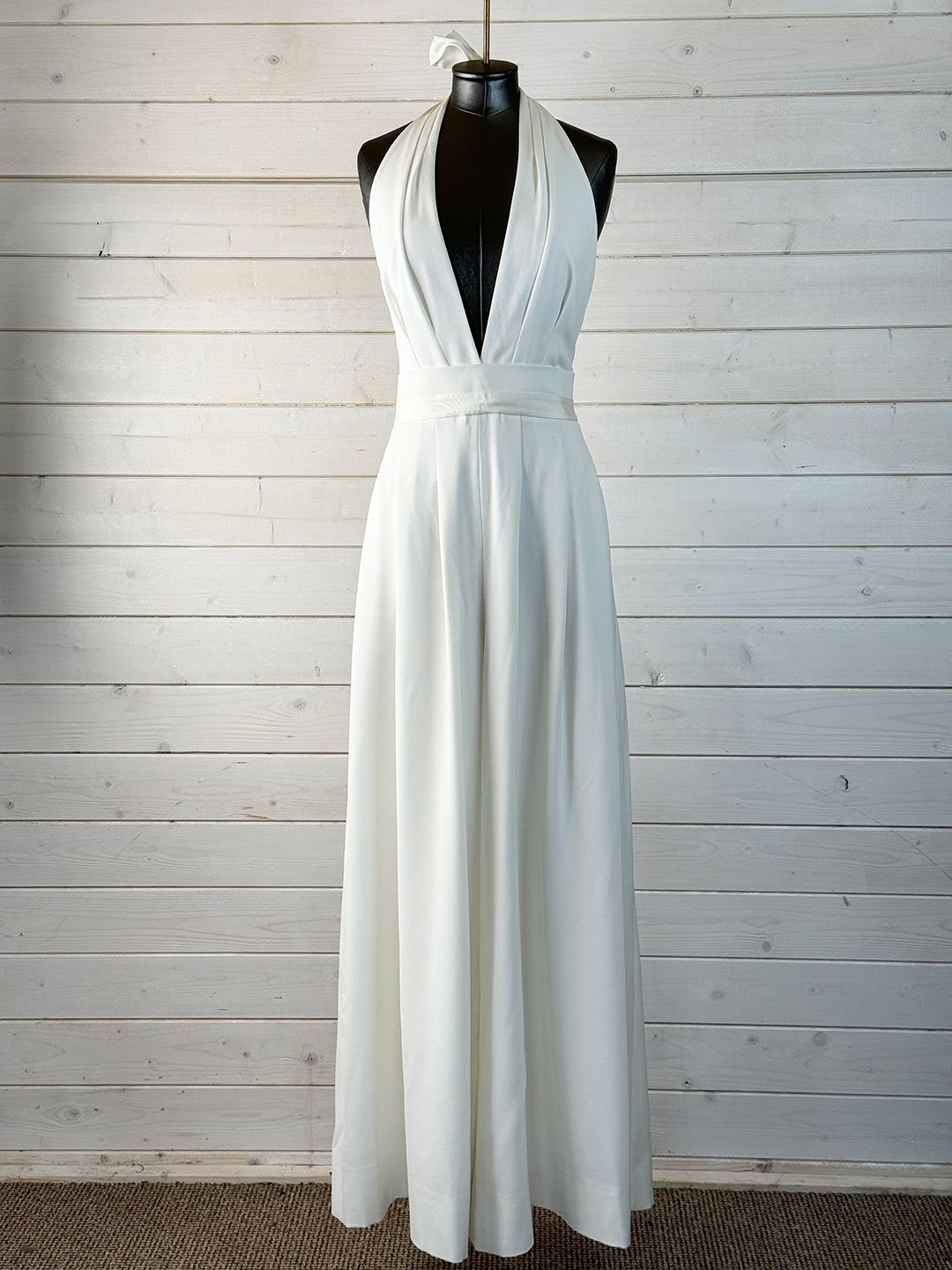 ME EM White Long Jumpsuit Size 14 Dress Cheshire Preloved Designer Fashion Boutique in Cheshire