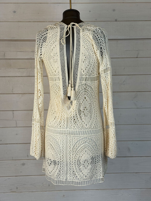 Pre-Owned Pirate Booty Cream Beach Dress Size XS - Image 2