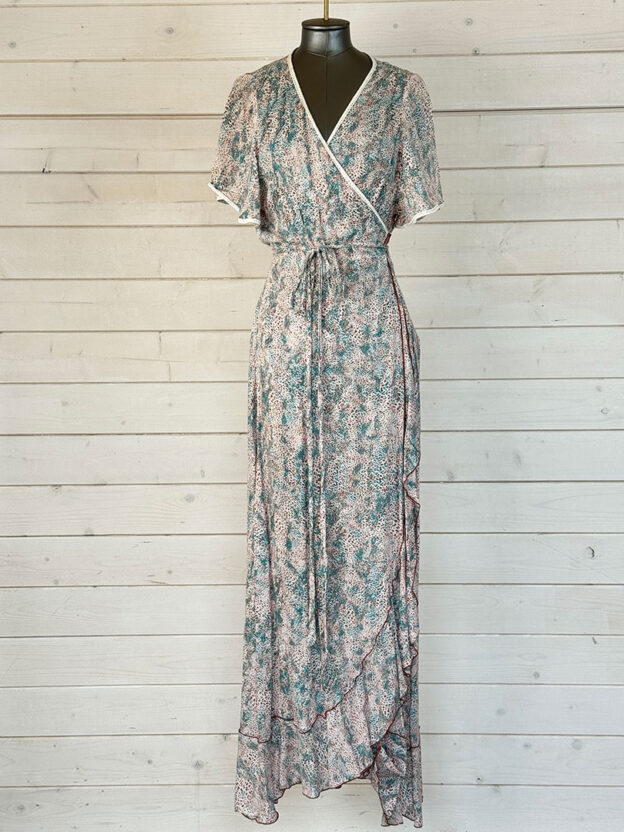 Pre-Owned Poupette St Barth Multicoloured Floral Dress Size S-M