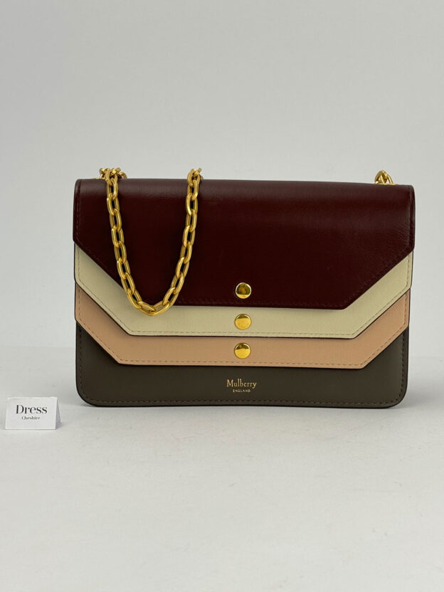 Pre-Owned Mulberry Multiflap Chain Crossbody Bag