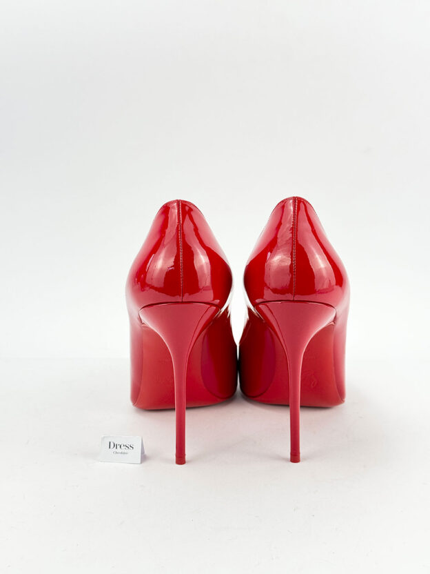 Pre-Owned Christian Louboutin Patent Leather Rouge Size 40.5 (UK 7.5) - Image 4