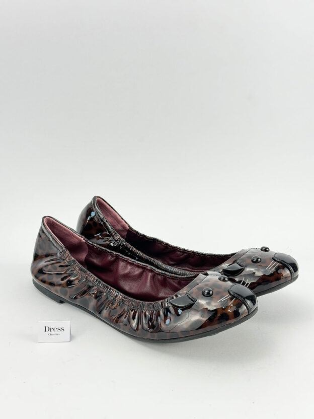 Pre-Owned Marc by Marc Jacobs Patent Ballet Flats Size 38 (UK 5)