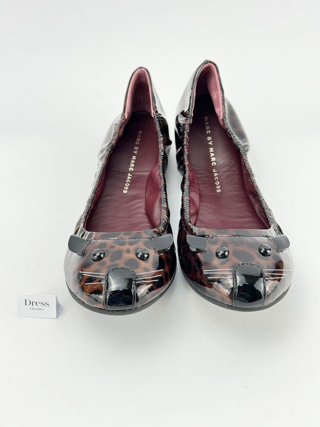 Pre-Owned Marc by Marc Jacobs Patent Ballet Flats Size 38 (UK 5) - Image 4