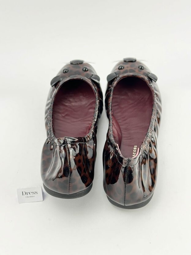 Pre-Owned Marc by Marc Jacobs Patent Ballet Flats Size 38 (UK 5) - Image 6