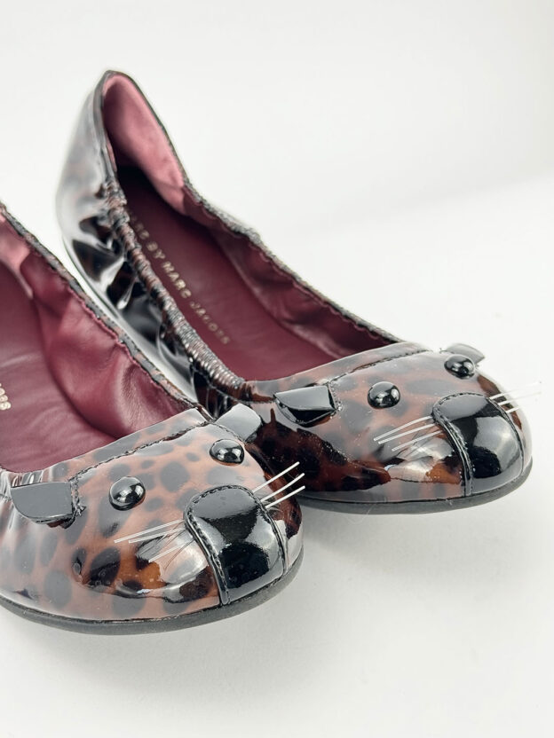 Pre-Owned Marc by Marc Jacobs Patent Ballet Flats Size 38 (UK 5) - Image 8
