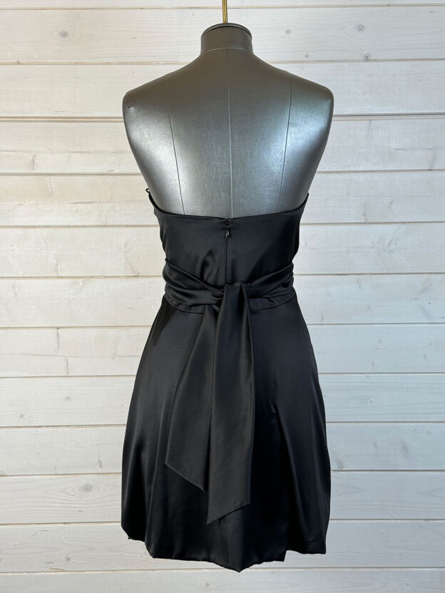 Jasmine Di Milo Black Stretch Silk Dress Size 8 - Image 2