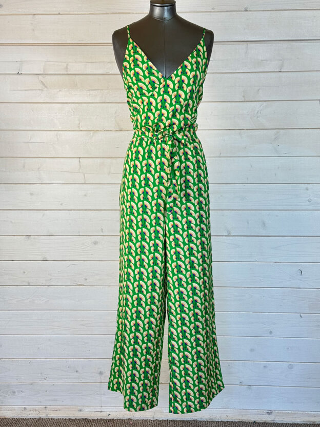 Pre-Owned Nina Kaufmann Green Jumpsuit Size S