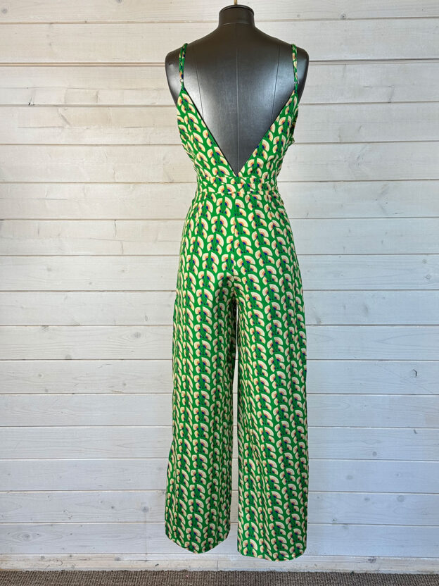 Pre-Owned Nina Kaufmann Green Jumpsuit Size S - Image 2