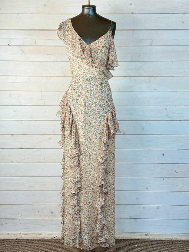 Mikael Aghal Ditsey Floral Multicoloured Dress Size 8