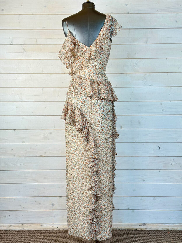 Mikael Aghal Ditsey Floral Multicoloured Dress Size 8 - Image 2
