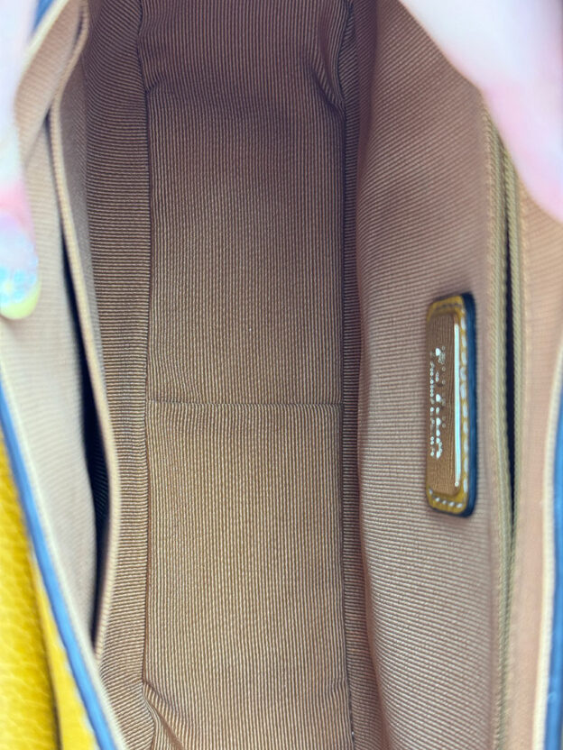 Pre-Owned Furla Mustard Yellow Leather Bag - Image 5