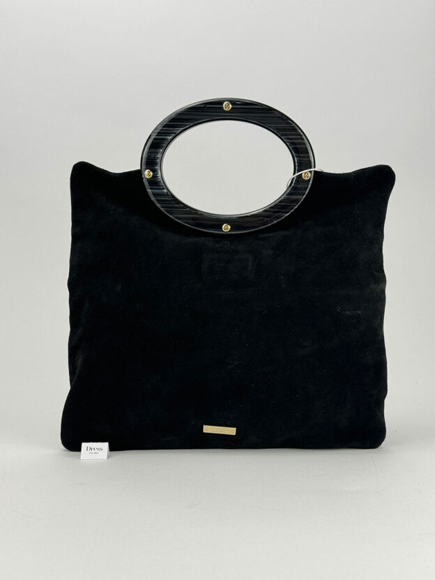 Pre-Owned Kate Spade Black Suede Clutch