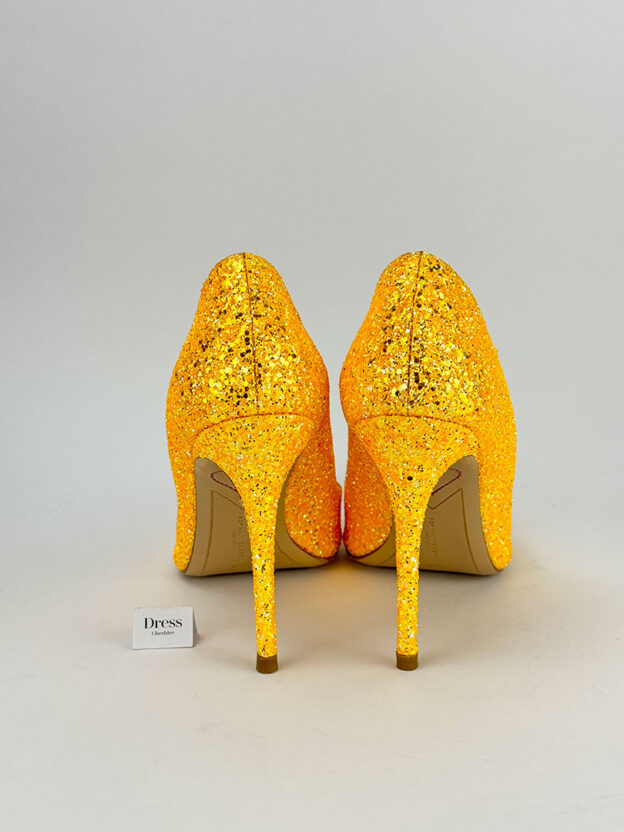 Pre-Owned Sophia Webster Margaux Sunstone Glitter Pump Size 40.5 (UK 7.5) - Image 5