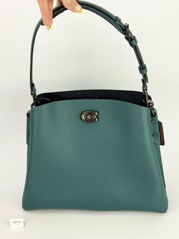 Pre-Owned Coach Green Handbag - Image 7