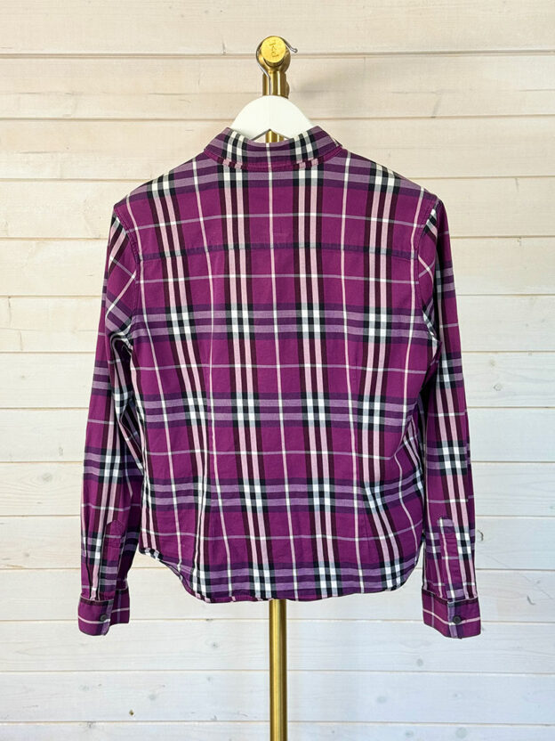 Burberry Purple Checked Shirt Size XL (Feels like UK 10-12) - Image 2