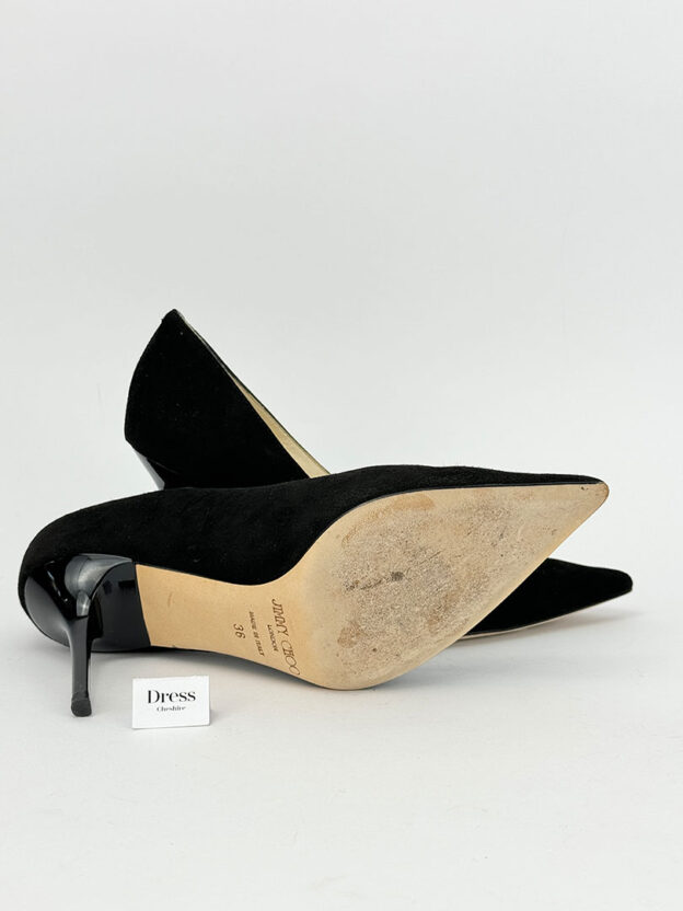 Jimmy Choo Black Suede Heels Size 36 (UK 3) - Image 2
