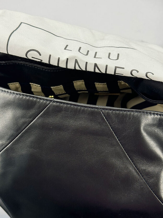 Pre-Owned Lulu Guinness Black Tote Bag - Image 3