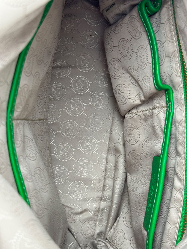 Pre-Owned Michael Kors Green Bag - Image 6