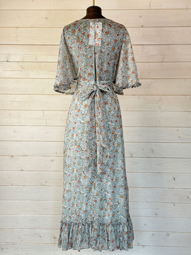 Pre-Owned By TiMo Blue Floral Dress Size 14 - Image 2