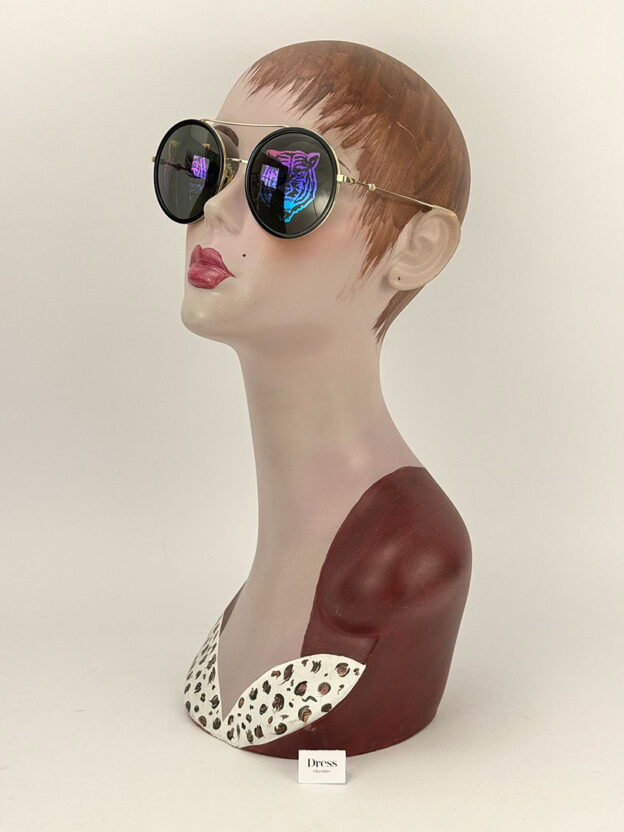 Gucci Tiger Mirrored Suglasses Boxed - Image 2