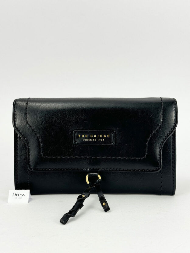 Pre-Owned The Bridge Black Purse Boxed