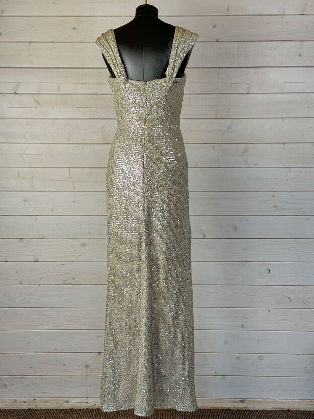 Dress 2 Party Coco Sequin Silver Dress Size 6 - Image 5