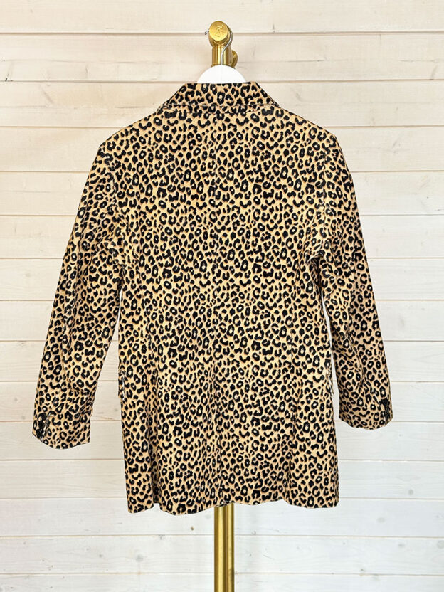 Yolke Leopard Print Jacket Size 10 - Image 2